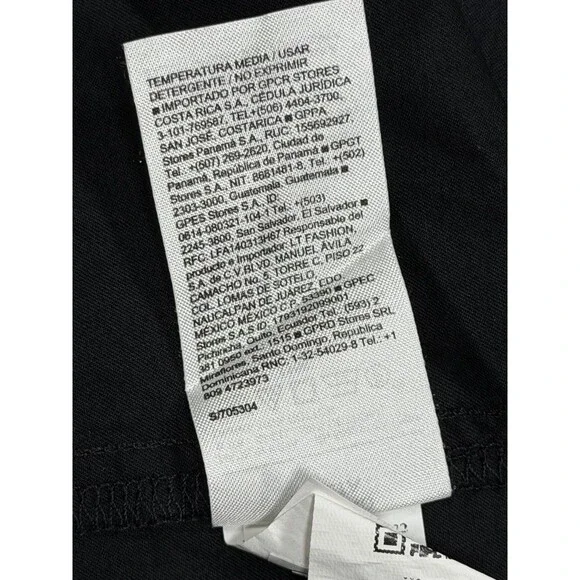 Old Navy Midi Dress Fit Flare Black Puff Sleeve Cotton Vacay Preppy Large P NWT - Picture 9 of 10